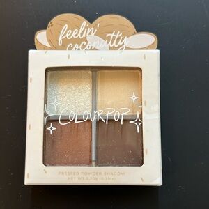 Colourpop Feelin’ Coconutty pressed powder palette